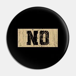 No Saints Pin