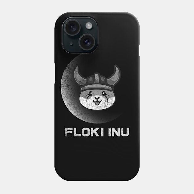 Vintage Floki Inu Coin To The Moon Floki Army Crypto Token Cryptocurrency Blockchain Wallet Birthday Gift For Men Women Kids Phone Case by Thingking About