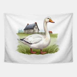 White Goose Tapestry