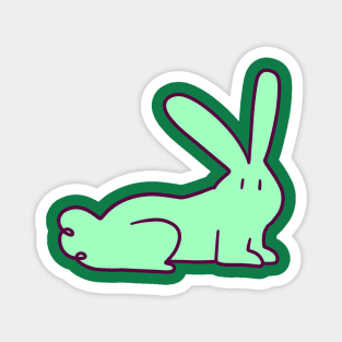 Green Bunny Magnet
