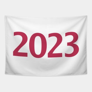 2023 Viva Magenta Color of the Year Typography Tapestry