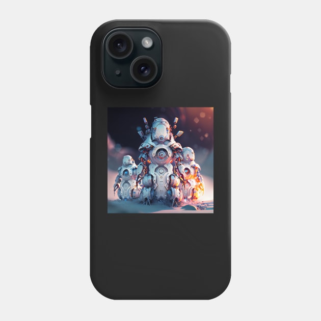 Nano robot family Phone Case by LoewenDesigns
