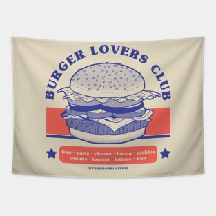 Burger Lovers Club Tapestry