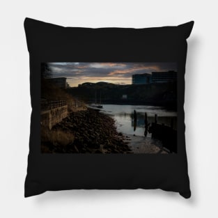 River Wear At Sunderland Pillow