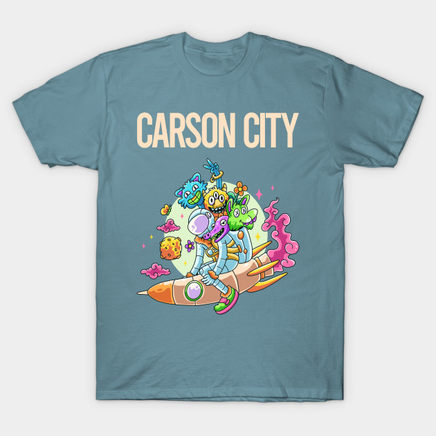 Discover Happy Monsters Carson City - Carson City - T-Shirt