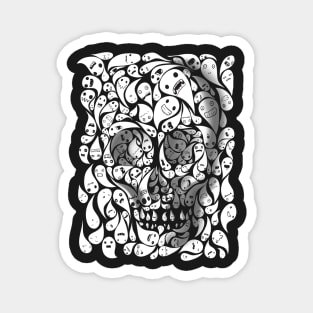 SKULL DOODLE Magnet