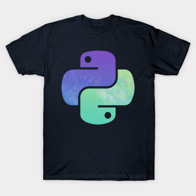 Python logo. Python programming sticker - Python Logo - T-Shirt | TeePublic