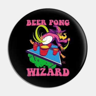 Beer Pong Wizard Pin