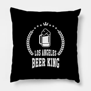 Los Angeles, California - CA  Beer King Pillow