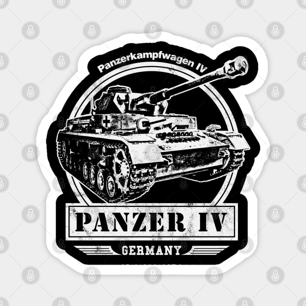 Panzer 4 - German WW2 Tank Magnet by rycotokyo81