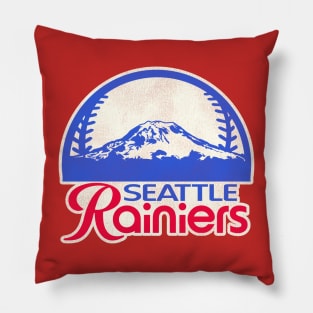 Defunct Seattle Rainiers Baseball Pillow