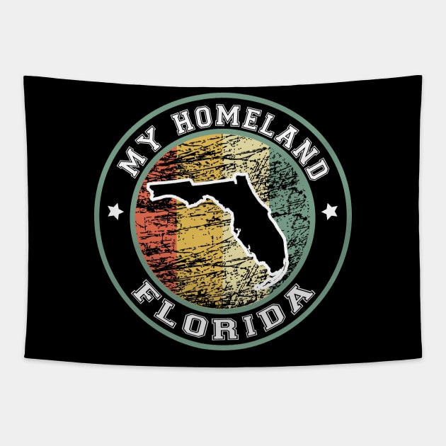 Homeland Florida state USA vintage Tapestry by LiquidLine