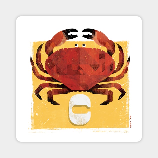 C for Crab Magnet by Gareth Lucas