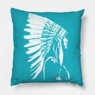 Native American Indian Headdress Pillow