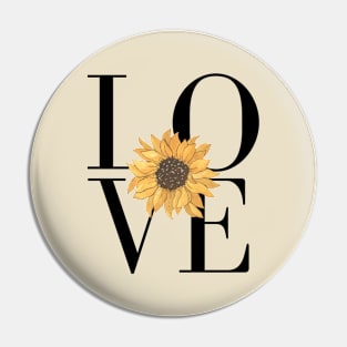 LOVE FLOWER Pin