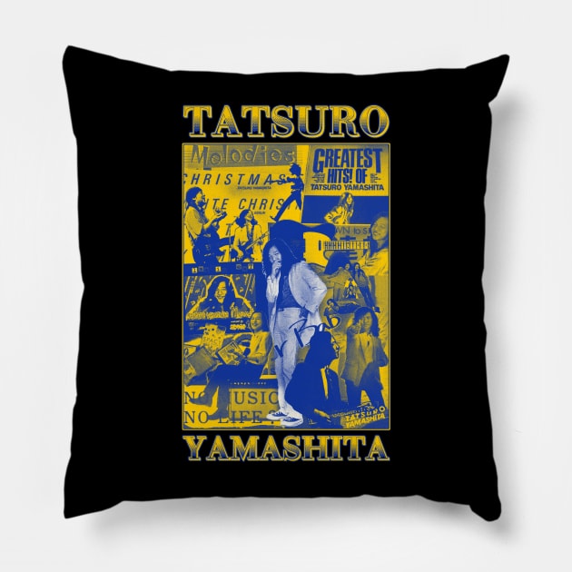 tatsuro yamashita Pillow by Genetics art