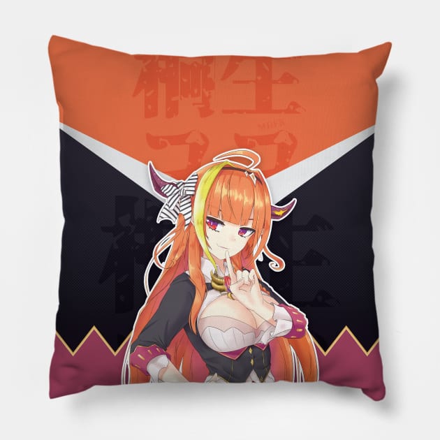 hololive kiryuu coco Pillow by naderu