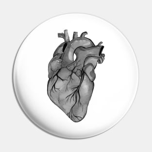 Image: Heart (grey) Pin