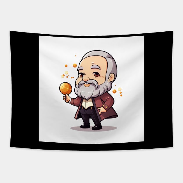 Galileo Galilei Tapestry by ComicsFactory