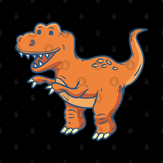 Orange T Rex by Dynamic Design