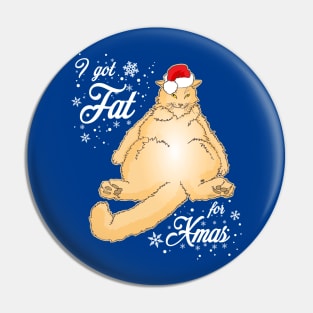 What did you get for X'mas? Cream Cat Pin