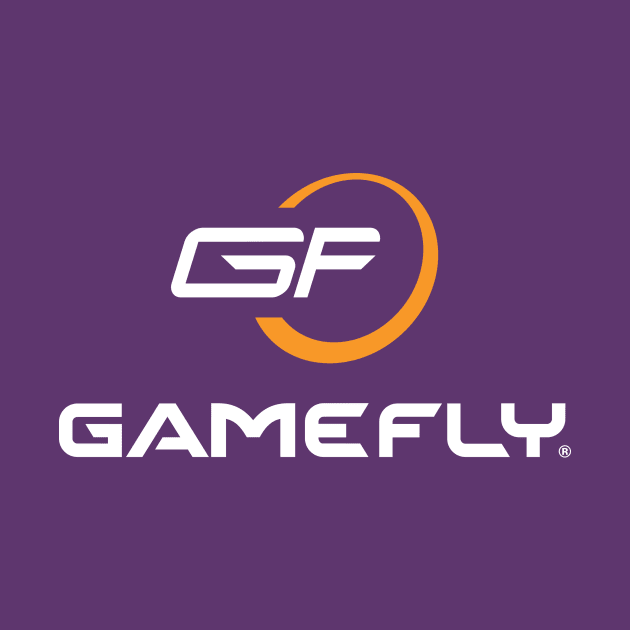 GF Retro Logo Stacked White by GameFly Official Merch Store