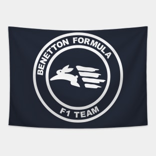 Benetton F1 Team Shield 80's Model 2 Tapestry