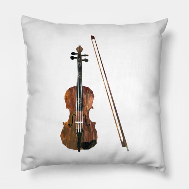 Violin Pillow by Babban Gaelg