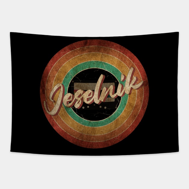 Jeselnik Vintage Circle Art Tapestry by antongg