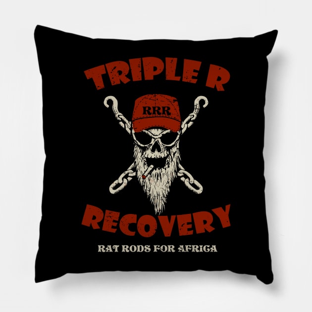 Rat Rod Recovery Pillow by StephenBibbArt