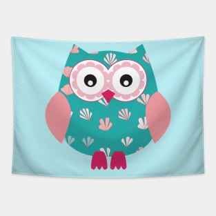 Cute Owl Tapestry