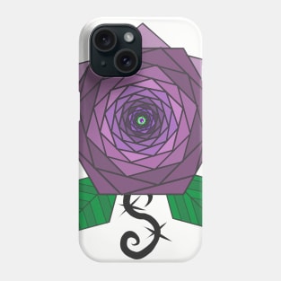 Purple rose Phone Case