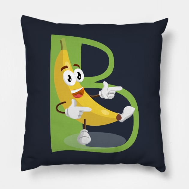 Alphabet n Banana Pillow by Rumah Animaton