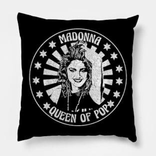 Vintage Madonna Queen Of Pop Pillow