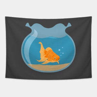 goldfish koi in aquarium Tapestry