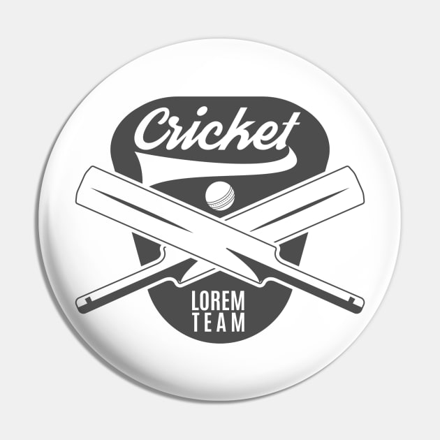 Cricket Lorem Team Pin by busines_night