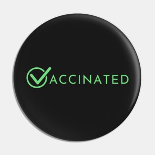 Vaccinated check Pin