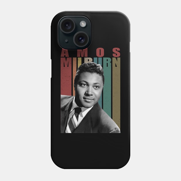 Boogie-Woogie King Milburn Music Icon Tee Phone Case by MilanVerheij Bike