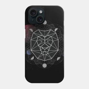 Geometric Lion Head Phone Case