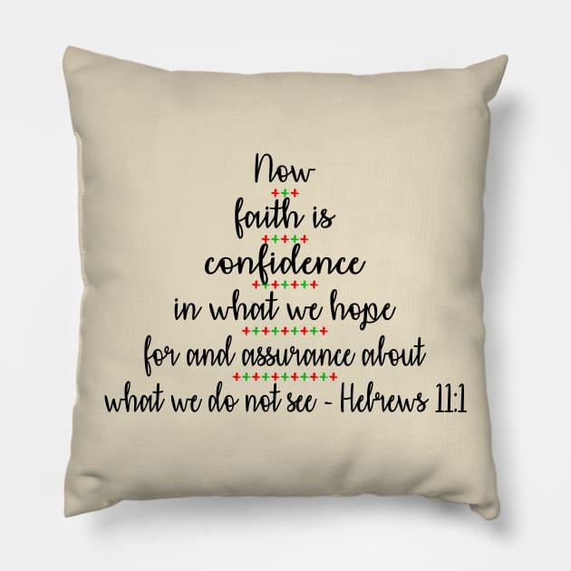 Faith typography Pillow by shellysom91