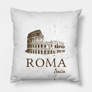 Roma - Vintage Art Pillow