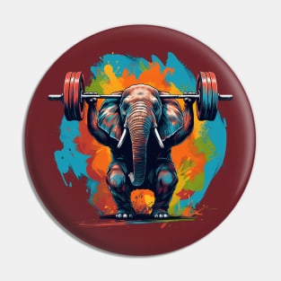 elephant at gym Pin