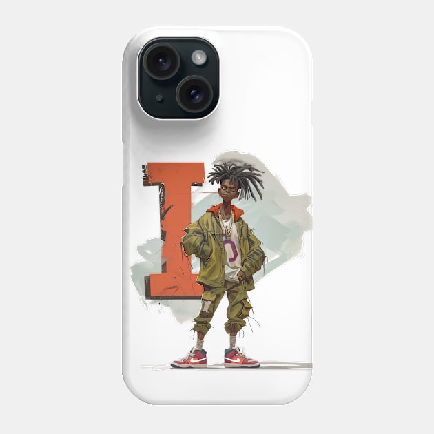 Street Gang Letter i Phone Case by JunkyDotCom