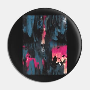 New dawn pink - fluid painting pouring image in teal, black and pink Pin