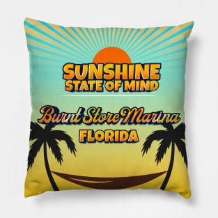 Burnt Store Marina Florida - Sunshine State of Mind Pillow