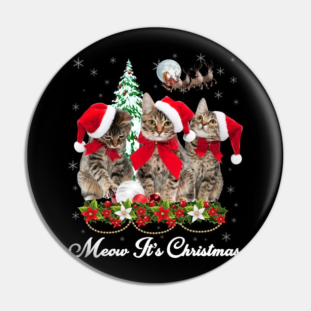 Meow It's Christmas Pin by schaefersialice