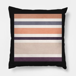 Abstract stripes, Boho style art, Mid century art Pillow