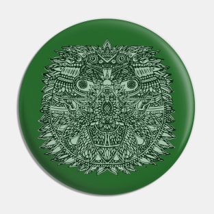 Quetzalcoatl Green Pin