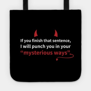 Lucifer Morningstar | Mysterious Ways Tote