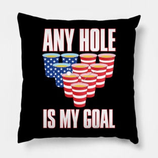 Any Hole Is My Goal Pillow